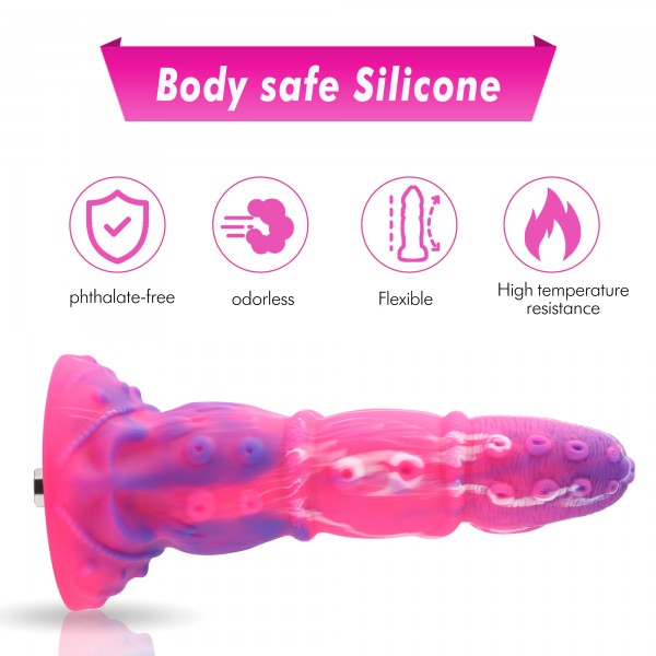 Hismith Anal toy for HiHismith Ophicone Silicone Dildo with KlicLok Connector