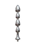 Dildo anale Hismith da 8,43 pollici con perline di metallo