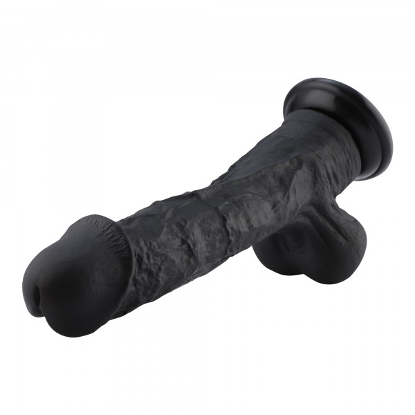 Hismith 12,4 inch zwarte superenorme siliconen dildo voor Hismith Premium Sex Machine