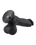Hismith 12,4 inch zwarte superenorme siliconen dildo voor Hismith Premium Sex Machine