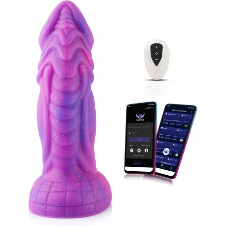 Wildolo Vibrator Monster Anal Dildo with 10 Vibration Modes & Wireless APP Control