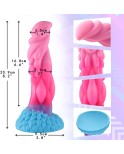 Wildolo 8.20" Monster Dildo with Suction Cup for Hands- Free Play Flexible Fantasy Dragon Toy