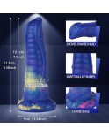 Realistic Silicone Dildo Wildolo 8.38" Monster Dildo with Suction Cup for Hands- Free Play