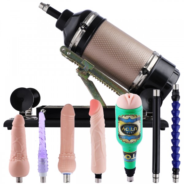 Hismith Supermatic Sex Machine for Men and Women, 3XLR Connector Thrusting Machine for Couples