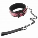 Luxury Fetish Collar Leash Diamond Soft Leather Neck Harness Intimate For Adults Games