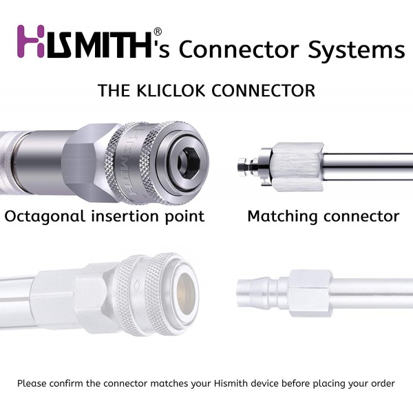 Hismith 11,4'' Glat Silikone Dildo med KlicLok System