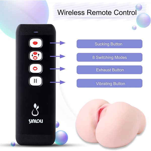 Sinloli Automatic Sex Doll Male Masturbator, APP Remote 3 in 1 Control Smart Adult Sex Toy 