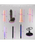 3 XLR Connector Fucking Machine with  8 Attachments for Male and Female