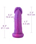 Hismith Noble Purple Sex Machine Bundle med 4 Fantasy Dildoer