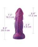 Hismith Noble Purple Sex Machine-bundel met 4 Fantasy-dildo's