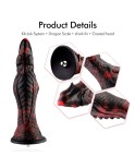 Hismith 10.2” Silicone Evil Fisher Dildo with KlicLok System