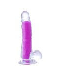 Želé dildo světelné dildo G-spot, Lifelike Penis se silným přísavným pohárem