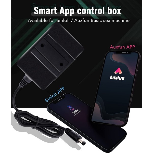 Auxfun App Controller Box for Sex Love Machine, 3 in 1 Speed Governor with Remote Panel 