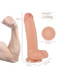 Huge Thick Dildo Lifelike Large Big Monster Dildos with Strong Suction Cup for Hands-Free Play
