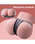 Männliche Masturbators mit gerippter strukturierter 3D-Vagina für Oral Blow Job Masurbation