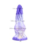 Hismith's 8.76 "Silicone H-Plant Anal Dildo met Kliclok-systeem