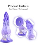 Hismithの8.76 "Silicone H-Plant Anal Dildo with Kliclok System