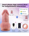 Huge Dildo Fantasy Dildo, Monster Soft Silicone Vibrating Dildos for Women, Thick Girthy Strap On Penis