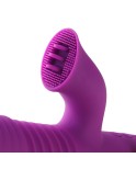 Hismith vibrante vibrador telescópico vagina clitoris estimulación de consolador masajeador