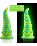 Wildolo 9.40 "Glow-in-the-Dark fleksibel fantasy dildo med sugekopp