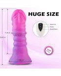 8 Inch Huge Massive Fantasy Girthy Silicone Dildo with Suction Cup