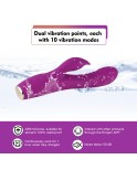 App-interaktiv vibrerande dildo och vibrator, Eropair 2-i-1 lesbisk nöjesuppsättning