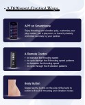 App Intelligent fjärrkontroll med 10 tryckande och vibrerande lägen Male Masturbator Sex Toy