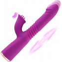 Hismith vibrerende teleskopisk vibrator vagina klitoris stimulering dildo massasje