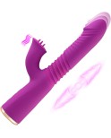 Hismith vibrante vibrador telescópico vagina clitoris estimulación de consolador masajeador