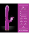 Hismith vibrerende teleskopisk vibrator vagina klitoris stimulering dildo massasje