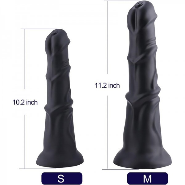 Plug anale in silicone Hismith da 9,54 pollici con sistema KlicLok per macchina sessuale Hismith Premium