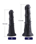 Plug anale in silicone Hismith da 9,54 pollici con sistema KlicLok per macchina sessuale Hismith Premium