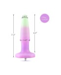 Hismith 7.4 "Glow in the Dark Silicone Dildo for analsex