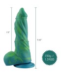 Hismith 9.45" silicone dildo, 7.2" insertable length with KlicLok system