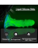 Вибратор с контролем приложений Wildolo, силиконовый DILDO Glow-in-The Dark