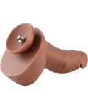 Hismith 9.1” Dual-Density Silicone Dildo, Ultra Realistic Dildo with Veins, 6.5”Insertable Length Dong
