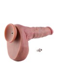 Hismith 10.2” Dual-Density Ultra Realistic Dildo with 3D Balls Dong with KlicLok System for Advanced User