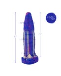 Hismith da 8,7 "dildo in silicone con sistema kliclok, giocattolo sessuale anale affusolato da 7,1" per la macchina per sesso