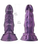 Silicone Dildo Premium Fantacy Dildo with Suction Cup Anal Use Dildo（5.7in）